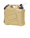 Small Warm Sand Color Water Tank Portable Emergency Water Storage BPA   Free With a Capacity of 10L 20L for Outdoor Camping