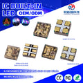 0.1W DC5V Addressable MINI RGB 1515 SMD LED Chip SK6805-EC15  SK6805-EC15 with Constant Current IC