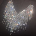 Trendy Fashion Brand's Super Shiny 3D Collar Hotfix Transfer  Rhinestone Pattern for Garments Direct From Factory