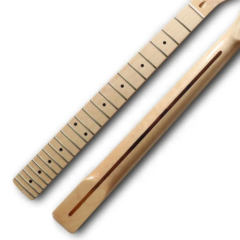 Yasen Factory Price 22 Frets High Gloss Finished Canadian Maple TL Guitar Neck Replacement