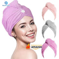Hot Selling Hair Towels Custom logo Quickly Drying Shower Head Microfiber Hair Turban Towel Wrap