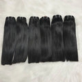Raw Hair Wholesale Bone Straight Natural Black Color Vietnamese Virgin Human Hair Bundles Weft Extensions