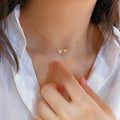 2025 Newest Design Minimalist S925 Two butterfly Pendant Gold Plating Clavicle Chain Necklace