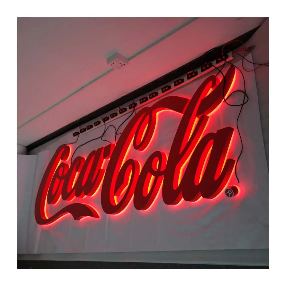 3D Illuminated Signboard Store Backlit Led Advertising Sign Logo Letter Advertising Sign