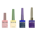 10ml Fancy Chrome Base Gel Glass Bottle Quare Gel Oil Top Coat Container 4 in 1 Base Coat Gel Nail Polish Packaging Box