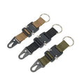Yakeda Multi-Functional Key Ring Duty Quick Release Holder Carabiners EDC Tactical Buckle Molle Climbing Carabiner Hook