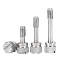 304 Stainless Steel Slotted Captive Hand Screw GB839 Knurled Thumb Screws with Reduced Shank Anti-loose Locking M3 M4 M5 M6 M8