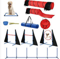 USMILEPET Pet Training Obstacle Plastic Material Dog Agility Training Set and Outdoor Practice Marker Poles for Outdoor Training