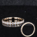 Custom Jewelry 14k Yellow Gold Lab Grown Diamond Engagement Wedding Ring
