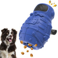 KINYU Astronaut Shape Natural Rubber Interactive Squeaky Eco-Friendly Toxic-Free Medium Dog Chew Toy Teeth Cleaning Treat