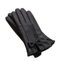 Elegant Touch Screen Warm Winter Women PU Leather Gloves for Driving