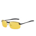 For N7043 Men's Sport Square Sunglasses Night Vision UV400 Polarized Anti-Glare Alloy Frame for Men & Women