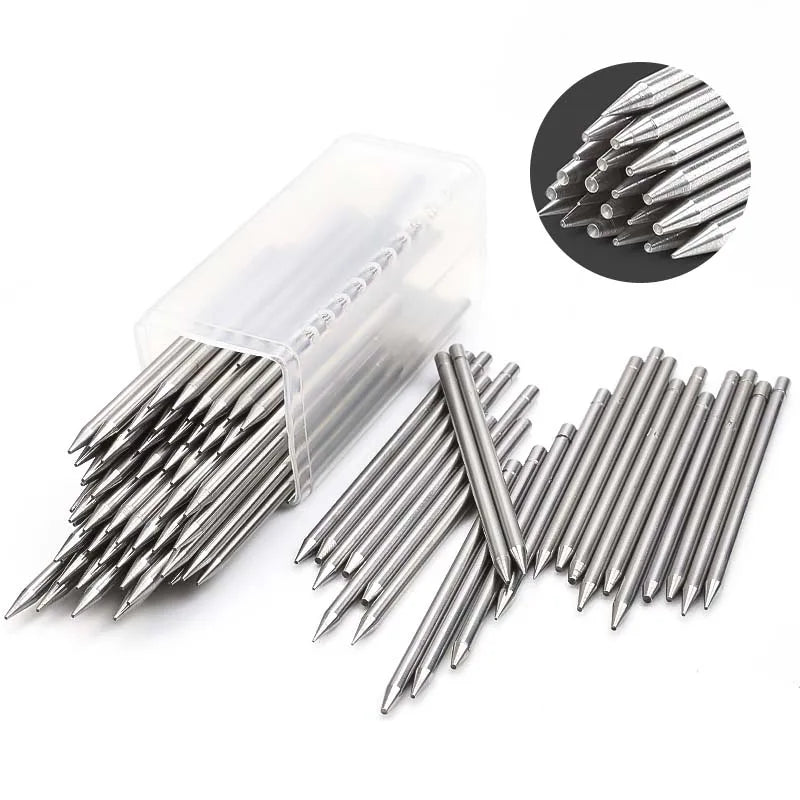 Strong Ostrich Jewelry Stone Setting Tools Kit and Equipment 100 Pcs Set Micro Diamond Rotary Jewelry Drill Bit Set