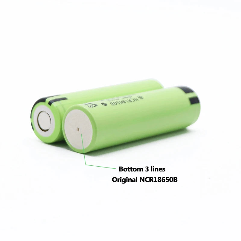 Lithium 3400mAh 3.7v 18650 Battery NCR18650B 18650 Li Ion Battery for Electric Bike Scooter