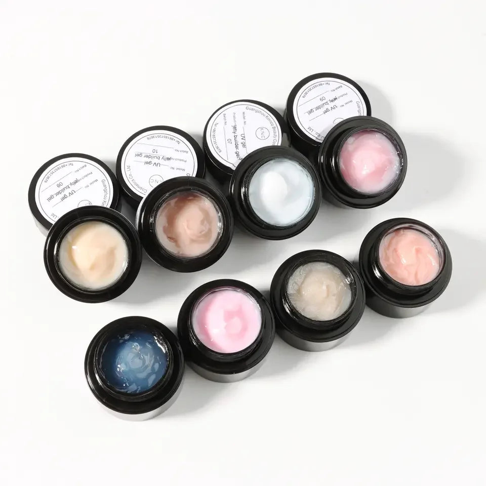 Nail Extension BuilderGel 30 ml Private Label Construction Solid Nail Gel Extension Jelly UV Gel Nail Polish