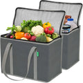Custom Cooling Bag Insulated Reusable Grocery Bag Large Heavy Duty Non Woven Cooler Bag for Food