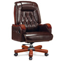 Computer Chair Home Leather Business boss Chairs Reclining Office Furniture Manager Executive Seat Reclining Lift Swivel