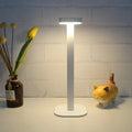 USB Rechargeable LED Desk Light Warm White Aluminum 4400mAH Powerful Battery Touch Switch Control Modern for Study Reading Lamps