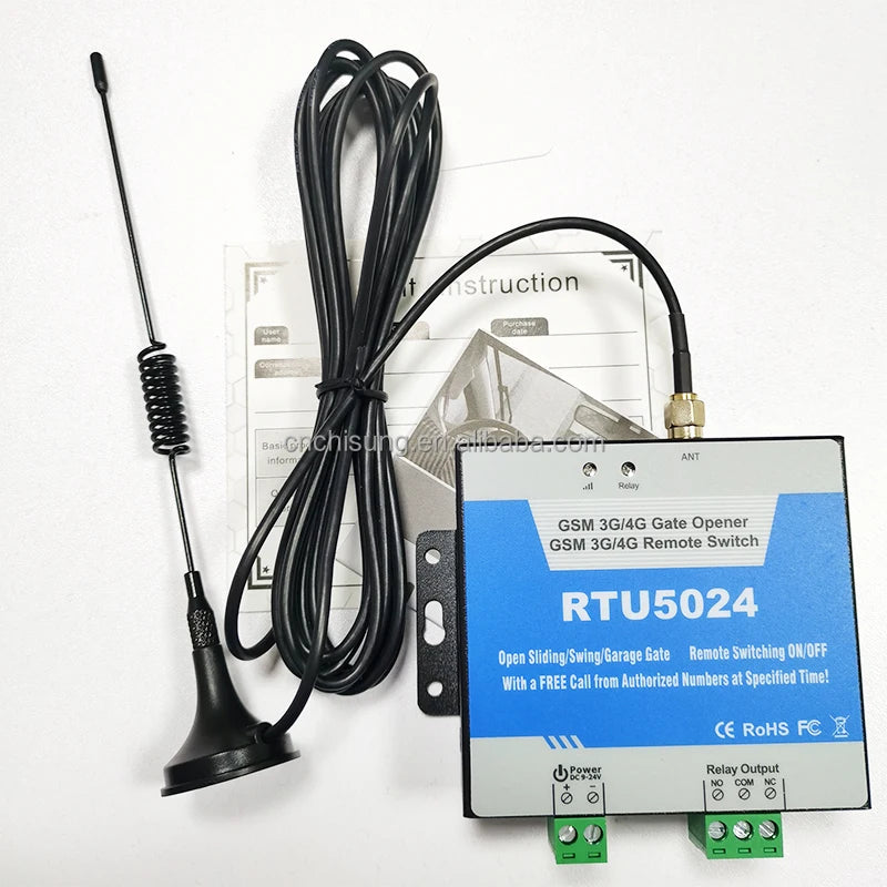 Smart RTU5024 4G Relay Switch GSM Module Gate Opener GSM Relay Controller