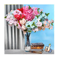 Faux Cherry Flowers 39 Inch Peach Branches Silk Tall Stems Artificial Cherry Blossom Branches for Home Wedding Table Vase Decor