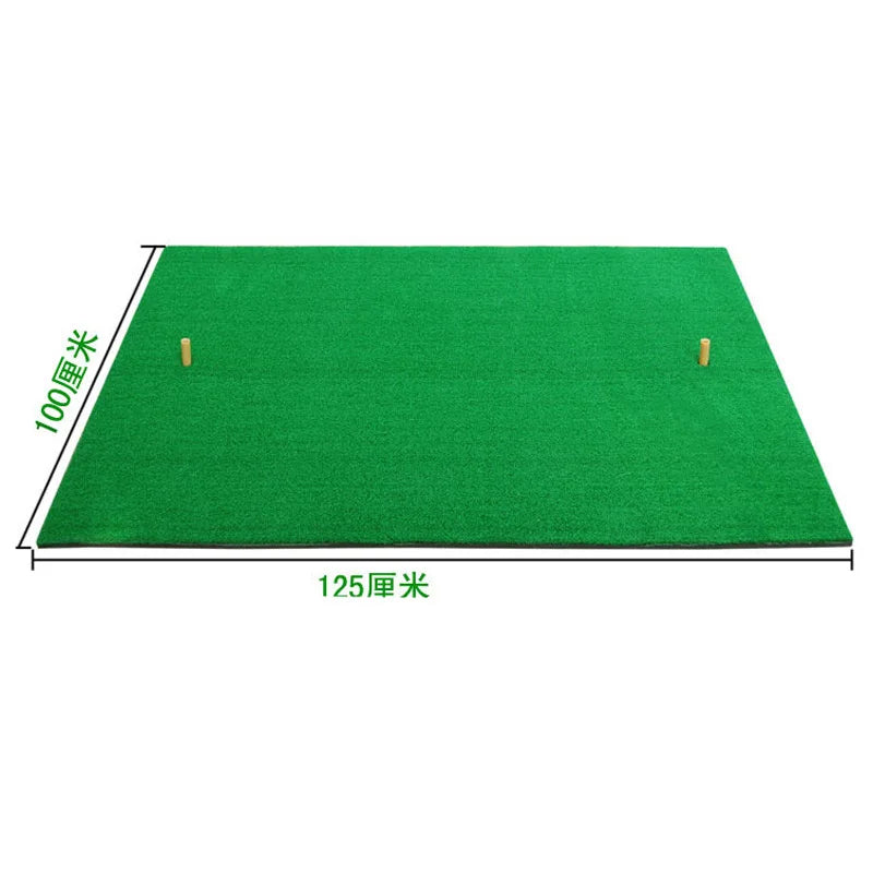 Slice Off Diy Outdoor Tri Turf Training Practice Pad Custom Pro Surface Quality Hitting Golf Mat