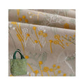 Wholesale Cheap Price Flower Linen Ramie Cotton Embroidery Lace Fabric for Bag Dress