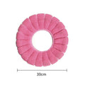 Universal Toilet Seat Cover Winter Warm Soft WC Mat O-shaped Bathroom Cushion With Handle Winter Keep Warm Bathroom Accessories