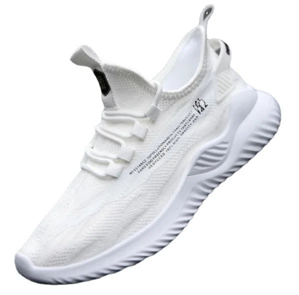 2026 Summer Men's Shoes Korean Fashion Sports Casual Running Trendy Shoes Spring Flying Mesh Sneakers for Men