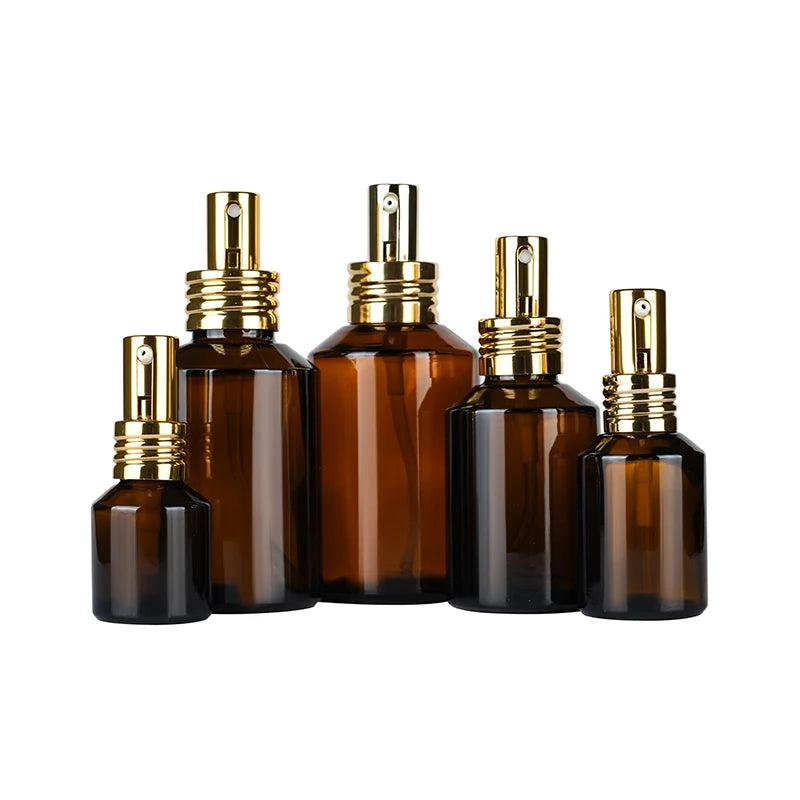Oblique Shoulder 15ml 30ml 50ml 60ml 100 ml 120ml 200ml clear Amber Perfume Glass Spray Bottle