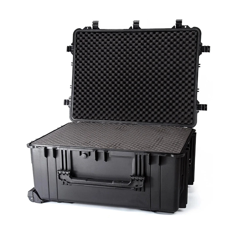 Waterproof  PP Plastic Hard Carrying Case  Tool Boxes With Wheels