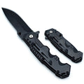 Customizable Stainless Steel Tactical Pocket Knife Black Aluminum Handle 3Cr13 for EDC Hunting Outdoor Industrial Folding Knife