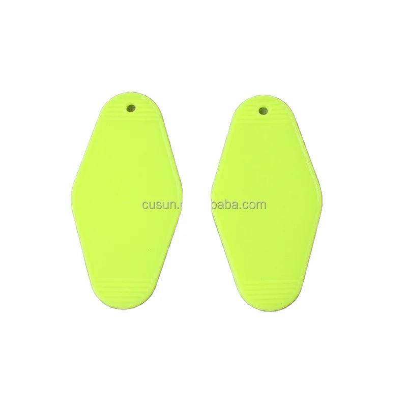 Factory Price Motel Keychain Custom logo Colours Transparent Neon Motel Keychains