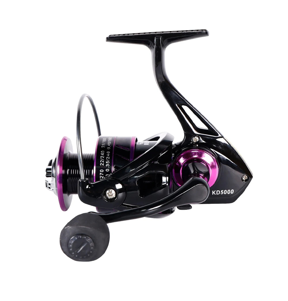 KALIOU KD1000 Fishing Rod and Combo Deepsea Baitcast Spinning Reels for Stream River Lake