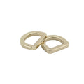 Nolvo World 16*13mm 5/8" Weled D-shaped Ring Handbag Hardware 4mm Thickness Webbing  Alloy Dee Rings for Bag Accessories