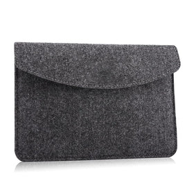 Soft Wool Felt Laptop Sleeve Case for MacBook Air 13 Retina 13 11 12 15 Including Mouse Charge Cable Bag