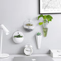 Hydroponic Wall Hanging Flowerpot Wall Hanging Flower Vase Plastic Wall Hanging Green Radish Flowerpot MegaBDM