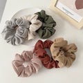 MIO Korea Elegant Hair Band for Girl Solid Colors Elastic Hair Ties Women Ponytail Holder Accessories Daily Decoration Hair Rope