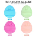 Custom Bathroom Gentle Exfoliating Bath Soft Silicone Bristle Body Brush Hygienic Shower Cleaning Wash Skin Massage Scrubber Pad