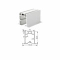 Double Wheel Rail Heavy Duty Modern Apartment Hanging Trolley Black Sliding Track Roller Barn Door Rail