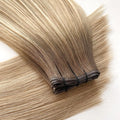2025 New Ash Blonde and Golden Blonde Invisible Genius Weft Double Drawn Virgin Cuticle Remy Hair