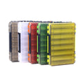 20*17.5*5CM Double Sided 14 Compartments Plastic Fishing Lure Tackle Box Hooks Baits Storage Case