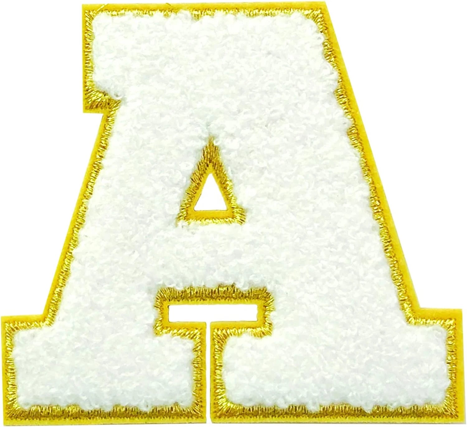 DIY  26 Alphabet Customized You Colors and Size Chenille Embroidery Patch Glitter Letters Ironing on Patch