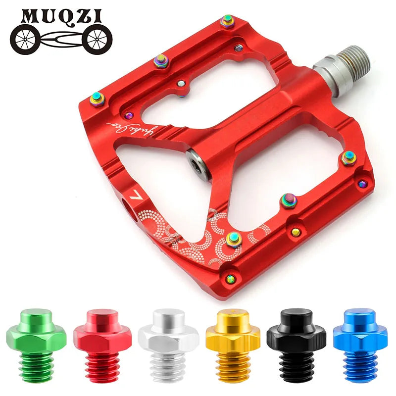MUQZI Customized Bike Pedal Accessories Torx Screw Aluminum Alloy Anti-slip Bicycle Pedal Bolt