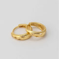 Fashion Jewelry 925 Sterling Silver Star Earrings Geometric Luxury Zircon Gold Plated Hoop Earrings for Women