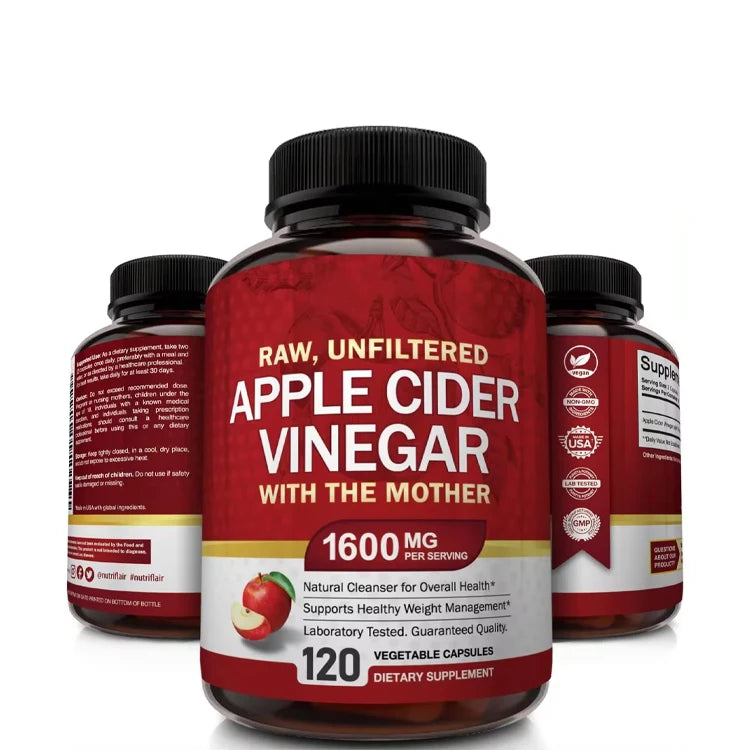 Faitury OEM Apple Cider Vinegar Capsules With Mother Organic Best Supplement