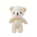 Portable Unisex Soft Teddy Bear Keychain Cute Plush Toy Stuffed with PP Cotton Comforter for Parties or Gifts