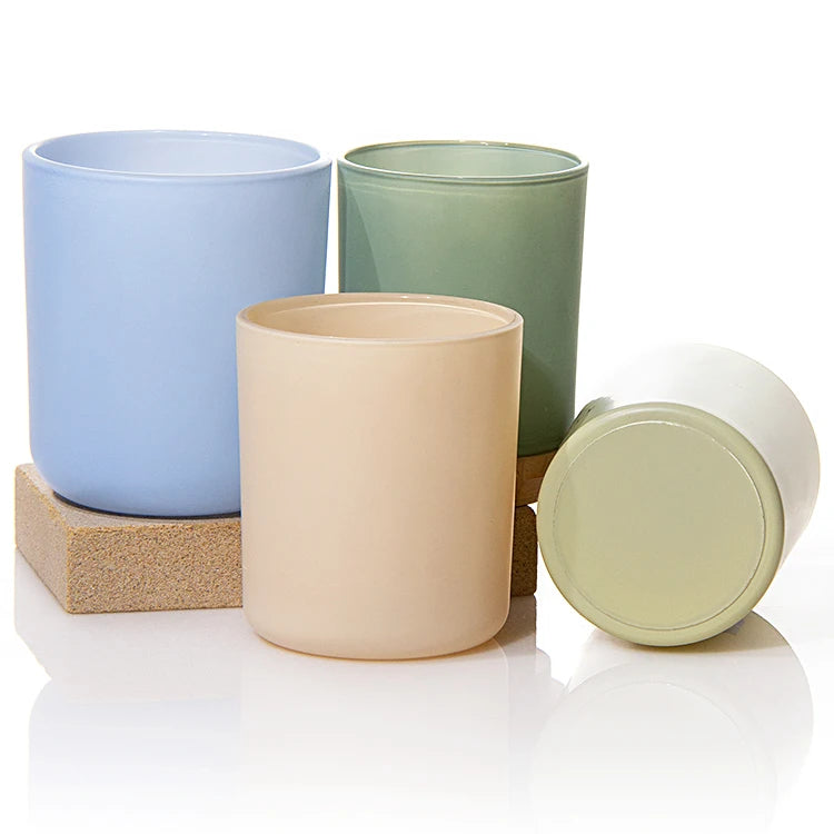 Wholesale 8Oz 10Oz 12Oz 16Oz Straight Sided Empty Glass Candle Jar With Wooden Lid