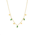 New Arrival Non Tarnish 18k Gold Plated Stainless Steel Zircon Women Butterfly Necklace Jewelry