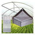 Silver HDPE Aluminum Shade Net with Portable Folding Design for Greenhouse and Car Covering