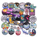 Mountain Outdoor Embroidery Patches for Clothing Camping Iron on Patch Applique Custom Design Embroidered Patch